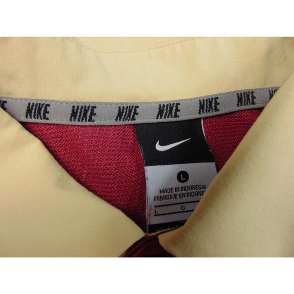 Florida State Seminoles Shirt Mens Large Red‎ Gold Nike Polo VTG - Picture 8 of 9